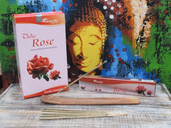Vedic Incense Sticks - Rose - Image 3