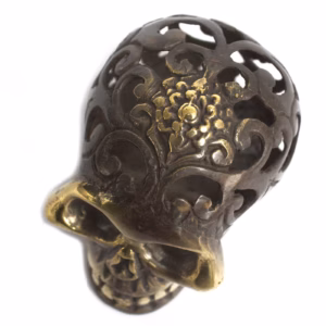 Calavera Vintage de Latón - Lrg