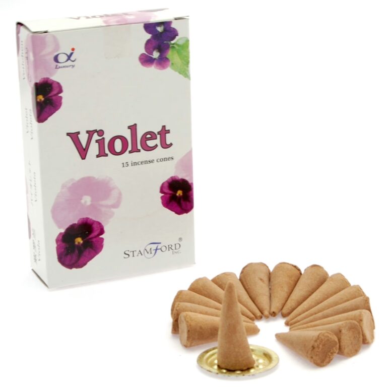Violet-Incense-Cones