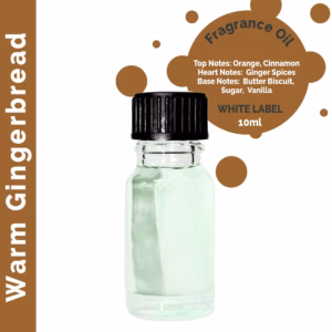 Varm Pepperkake Duftolje 10ml - Uten Etikett