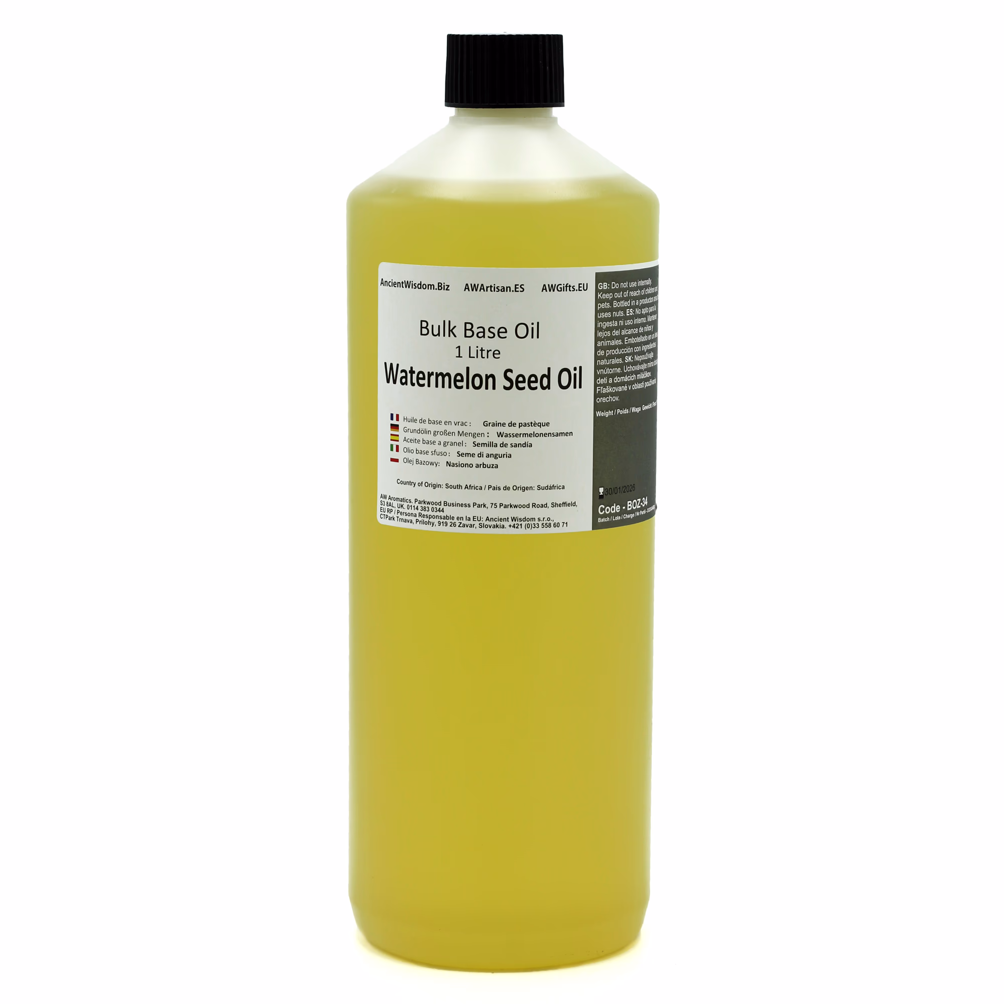 Watermelon Seed Oil 1 Litre