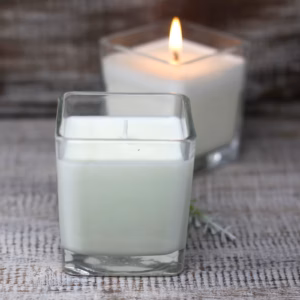 Hvit Label Soyavoks Lys i Krukke - Lily & Jasmin