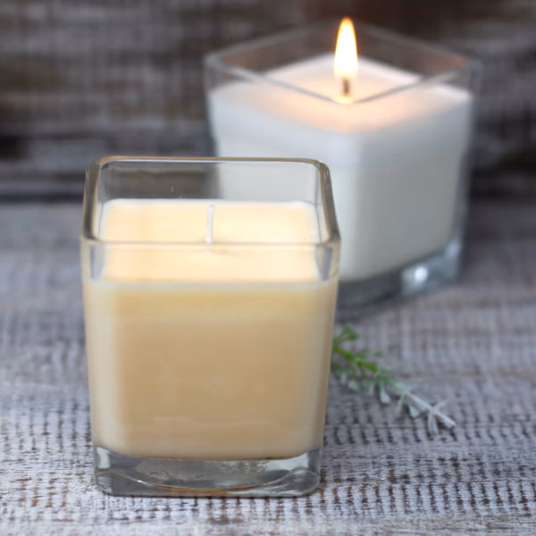 White Label Soyavoks Lys i Krukke - Peach Smoothie - Bilde 2
