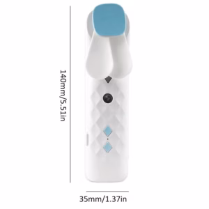 Witte Nano Mist Gezichtsventilator & Spray - USB Oplaadbaar