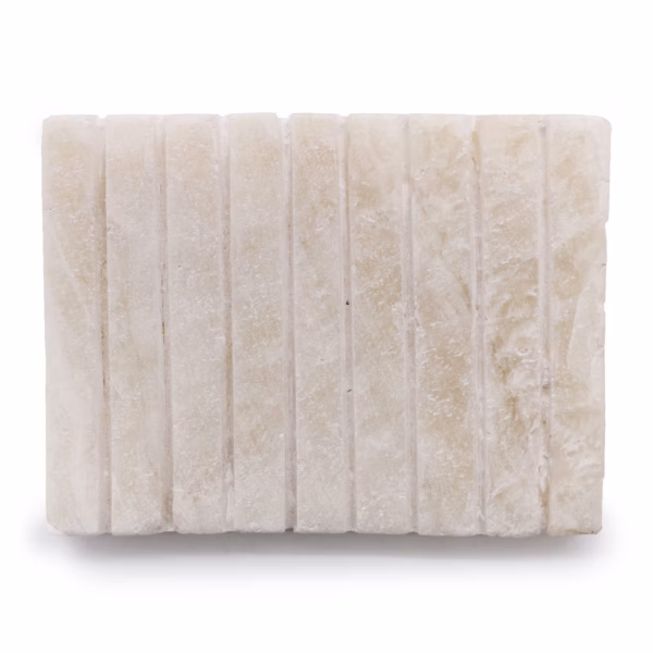 Porte-Savon Strié Blanc Onyx – Image 2