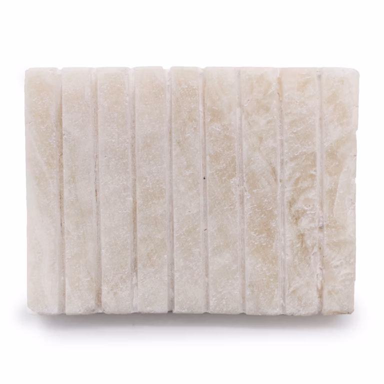 White-Onxy-Ridged-Soap-Dish