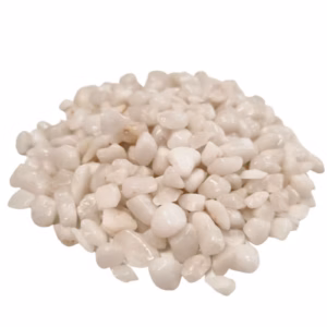 Hvite Kvarts Edelstens Chips I Bulk - 1Kg