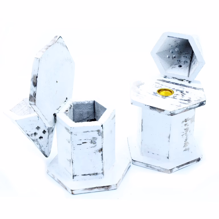 White-Washed-Incense-Holder-Pyramid-Mini-House