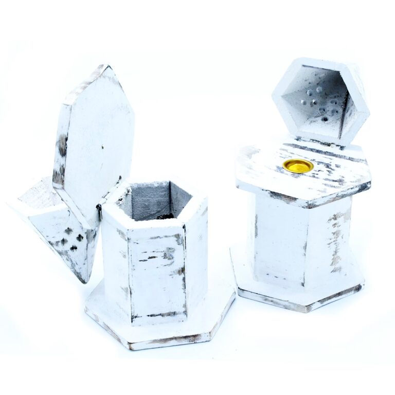 White-Washed-Incense-Holder-Pyramid-Mini-House