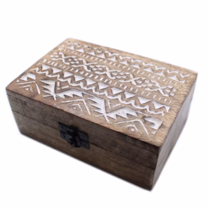 Hvitvasket Trekasse - 6x4Slavisk Design