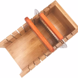 Houten Zeep Loaf Cutter Set - Golvende en Rechte Cutter