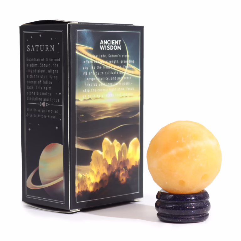 Yellow-Jade-Planet-on-a-Sola-Goldstone-Stand-40mm-30x15mm-stand