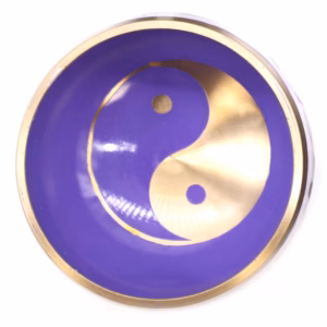 Yin & Yang Sangskålsæt - Hvid/Lilla 10,7cm