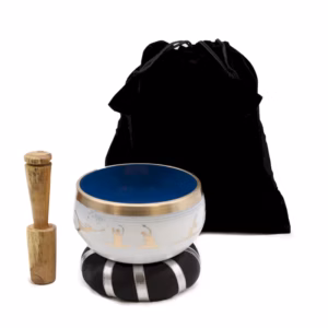 Yoga Moves Klankschalenset - Wit/blauw 10,7cm