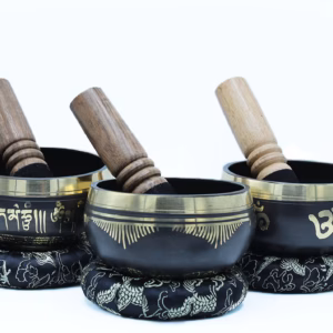 Yoga Om Singing Bowl Set