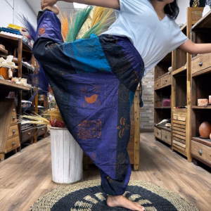 Yoga & Festivalbroek - Aladdin Himalaya print op Paars