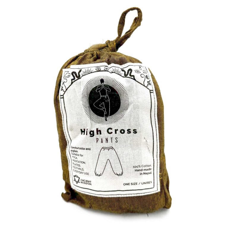 Yoga-and-Festival-Pants-High-Cross-Himalayan-Print-on-Orange