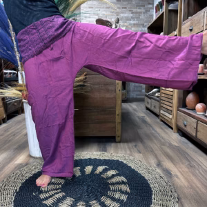 Yoga- Og Festivalbukser - Thai Fisherman Mandala mantra På Lilla