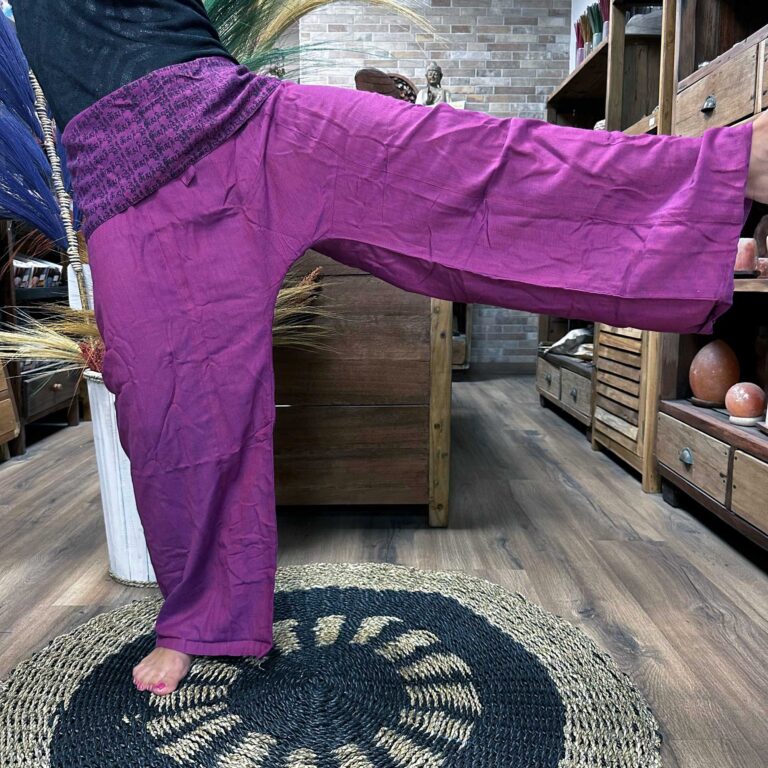 Yoga-and-Festival-Pants-Thai-Fisherman-Mandala-Mantra-on-Purple
