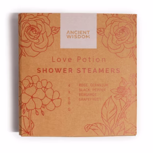 Zen Shower Steamers - Therapy Wellness Quartet - Love Potion (Pinky Rød)