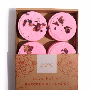 Zen Shower Steamers - Therapy Wellness Quartet - Love Potion (Pinky Red)