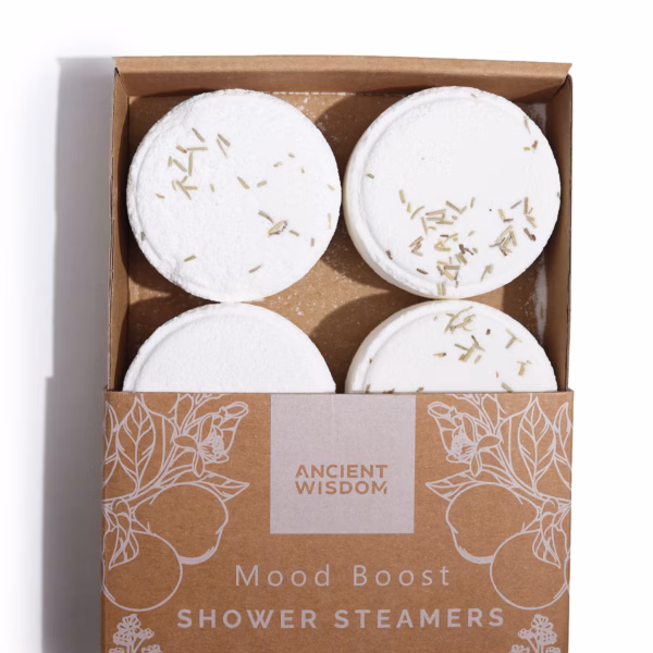 Zen Shower Steamers - Therapy Wellness Quartet - Mood Boost (Hvit)