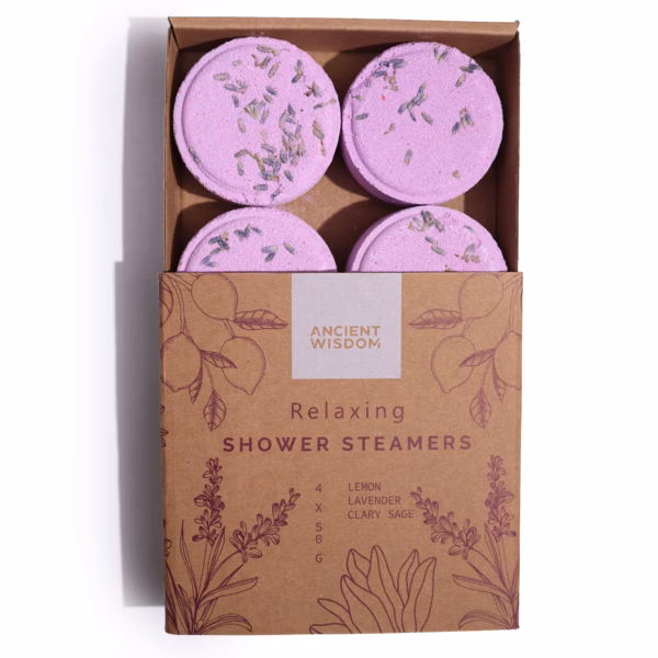 Zen Shower Steamers - Therapy Wellness Quartet - Avslappende (Lilla) - Bilde 4