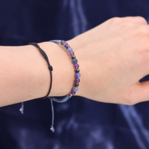 Zodiac Kristallen Kaars met Edelsteen Armband - Boogschutter