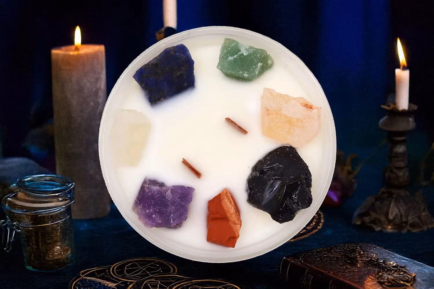 Gemstone Candles