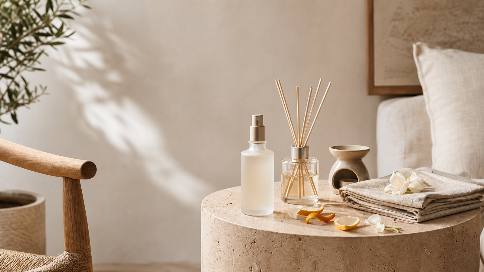 Raumduft nach Zimmer: Die besten Düfte für Schlafzimmer, Bad, Küche und Wohnräume 1 Premium-Raumspray Und Duftstäbchen-Diffusor Für Den Raumduft