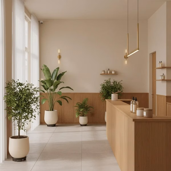 Home 55 Minimal Natural Saloon Interior